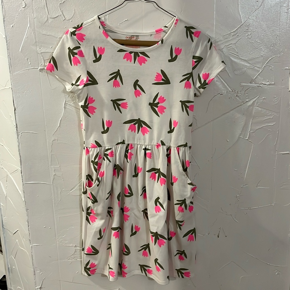 Little girls cat and Jack dress from target size XL 14 new without tags.